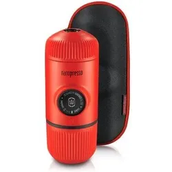Nanopresso GR Lava Rot tragbare Espressomaschine mit Hard Case ROT|SCHWARZ No Size