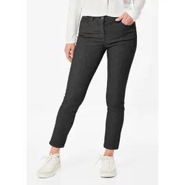 GOLDNER BELLA 7/8-Hose Schmale Stretchhose Schwarz 19