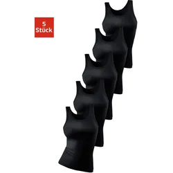 Unterhemd PETITE FLEUR, Damen, Gr. 34/36, N-Gr, schwarz, Doppelripp, Obermaterial: 100% Baumwolle, unifarben, basic,casual, körpernah, tiefer Rundhals, ärmellos, Unterhemden, aus weicher Doppelripp-Qualität, Tanktop, Unterziehshirt
