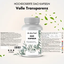 xtra fuel DAO Vegane DiAminOxidase 300.000 HDU Kapseln 360 St.