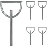 Trutzholm Fahrradständer 5x Fahrradanlehnbügel 115 x 56 cm Ø 60 mm grau