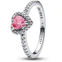 Pandora 198421C03 Damenring Erhabenes Herz Pink, 54/17,2