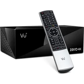 VU+ Plus Zero 4K BT DVB-C/T2 Kabel Receiver (mit Bluetooth-Fernbedienung, Linux, HbbTV, LAN) - Schwarz