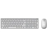 Asus W5000 Wireless Keyboard and Mouse Set, weiß, USB, DE (90XB0430-BKM210)