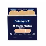 CEDERROTH Salvequick Pflaster-Strips wasserabweisend Wundpflaster 45 St.