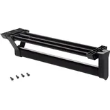 Emuca Ausziehbarer Kleiderstange für Schränke,schwarz, Aluminium - Emuca