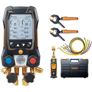 TESTO Smart Vakuum Set 557s mit Füllschläuchen Smarte und digitale Monteurhilfe