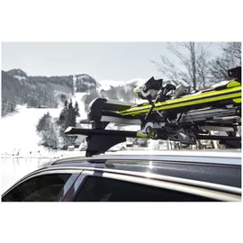 Menabo Skiträger Skihalter Iceberg Ski Snowboard Träger Aluminium (4 Paar Ski / 2 Snowboards)