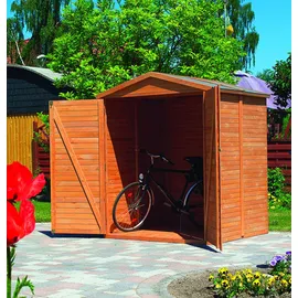 Promadino Geräteschrank Rhön 2,1 x 0,8 m Braun