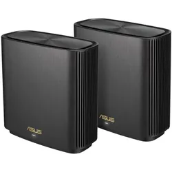 ASUS ZenWiFi AX (XT8) AX6600 2er Set Schwarz 2in1 Ai Mesh WiFi 6 Mesh-Backbone Client-Verbindung