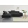 Cotta Ecksofa COTTA Kunstleder 3-Sitzer Schwarz