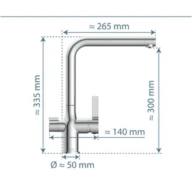 Schütte Aquastar PRO Einhebelmischer Schwarz