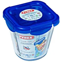 Pyrex 1451029 Gehege mit Deckel, 12 x 12 cm,
