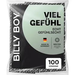 «Viel Gefühl» Kondome – 100 Stück, anatomisch, befeuchtet (100 Kondome) 100 St