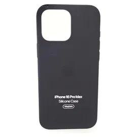 Apple iPhone 16 Pro Max Silikon Case mit MagSafe schwarz