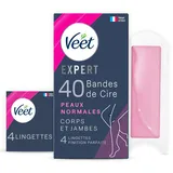 Veet Expert Kaltwachsstreifen Körper & Beine 40 St.
