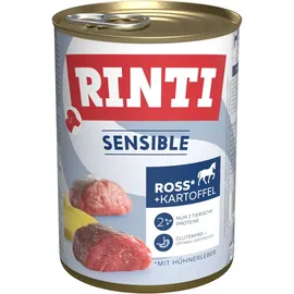 Rinti Sensible Ross, Hühnerleber & Kartoffel 6 x 400 g