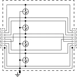 Dehn 929126 DPA M CLD RJ45B 48 Überspannungsableiter 10 kA 1St.