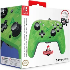 PDP Faceoff Deluxe Controller Grün Nintendo Switch