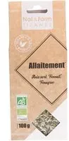 Nat&Form Tisane Allaitement bio Thé 100 g