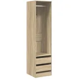 vidaXL Sonoma Eiche Garderobenschrank 50x50x200 cm braun
