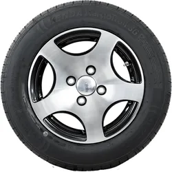 Rad für Anhänger REIFEN KENDA 155/70 R13 74N ALU FELGE STARCO poliert 5Jx13"H2 4x100 ET:30