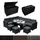 MonsterShop Rattan Eckgarnitur & Kissenbox 582 l Schwarz
