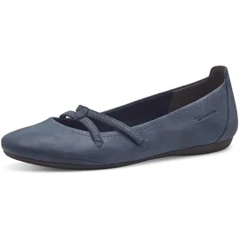 TAMARIS Woms Ballerina für Damen, blau, Größe 40 EU