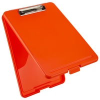 Läufer 55802 Klemmbrett Safety, mit Aufbewahrungsfach, Signalfarbe Orange
