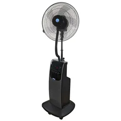 O'FRESH Innenraum Nebelventilator 135 cm - 80W - 3 Geschwindigkeiten - Touchscreen - Luftionisator - Duftöldiffusor - Mückenschutz - 14 Std. Laufzeit
