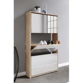 VCM Stido 63 x 112 x 17 cm braun mit Spiegel