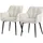ML-Design Esszimmerstuhl Frotteestoff Creme