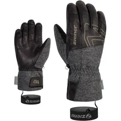 ZIENER Herren Handschuhe GANGHOFER AW glove ski, black, 8,5