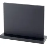 Hanseküche Messerblock - Messerhalter ohne Messer aus Holz Messerbrett (Akazie Schwarz, Doppelseitig)