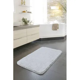 GRUND Badteppich Melange Grau 140 x 80 cm