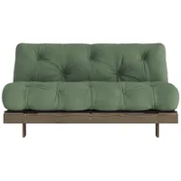 Karup Roots Sofa Bed Baumwolle/Polyester 2-Sitzer Olive Grün