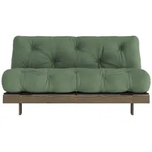Karup Roots Sofa Bed Baumwolle/Polyester 2-Sitzer Olive Grün