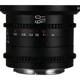 Laowa Venus Optics Laowa 6 mm F2,1 Bildstabilisator Cine-Objektiv Four Thirds