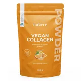 Nutri + Nutri Vegan Collagen Formation Support - Pulver zur Unterstützung der Kollagenbildung bzw. Kollagen Peptiden - mit Hyaluronsäure - 400 g Orange