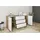 P & B Sideboard Vera mit LED ca. 150 cm Weiß/Eiche Wotan,