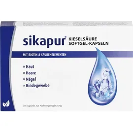 Dermapharm SIKAPUR Kieselsäure Softgel Kapseln mit Biotin 30 St