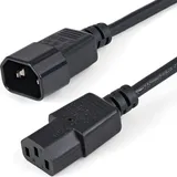 Startech StarTech.com PXT1001M Stromkabel Schwarz C14-Koppler C13-Koppler