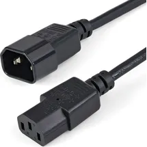 Startech StarTech.com PXT1001M Stromkabel Schwarz C14-Koppler C13-Koppler