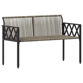 vidaXL Gartenbank 116 x 56 x 75 cm Grau