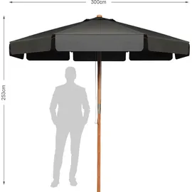 Costway Ø 300 cm Grau