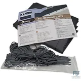 salcar Balkonverkleidung 90 x 300 cm Anthrazit Polyester