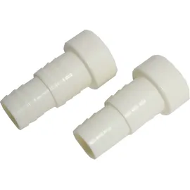 Trutzholm 2x Adapter für Schwimmbadpumpe Pvc-u 50 Schlauchtülle zum Kleben Abs 38 ® ...