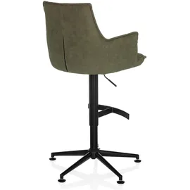 hjh living Barhocker SOLAO LIFE HIGH / Barstuhl Tresenhocker höhenverstellbar mit Armlehnen