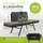 Juskys Calvia 240 x 60 x 90 cm Schwarz/Grau