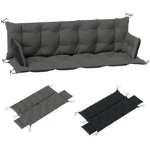Outsunny Sitzkissen 180 x 110 x 8 cm dunkelgrau 3 St.